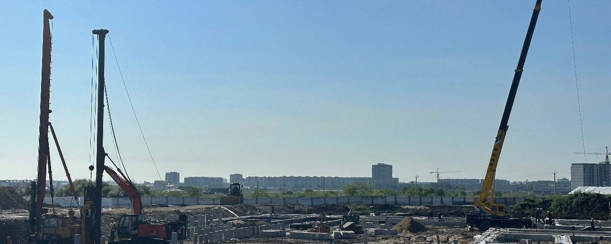 Стартовали работы по школе в Чигирях на 528 мест, окончание работ июль 2025